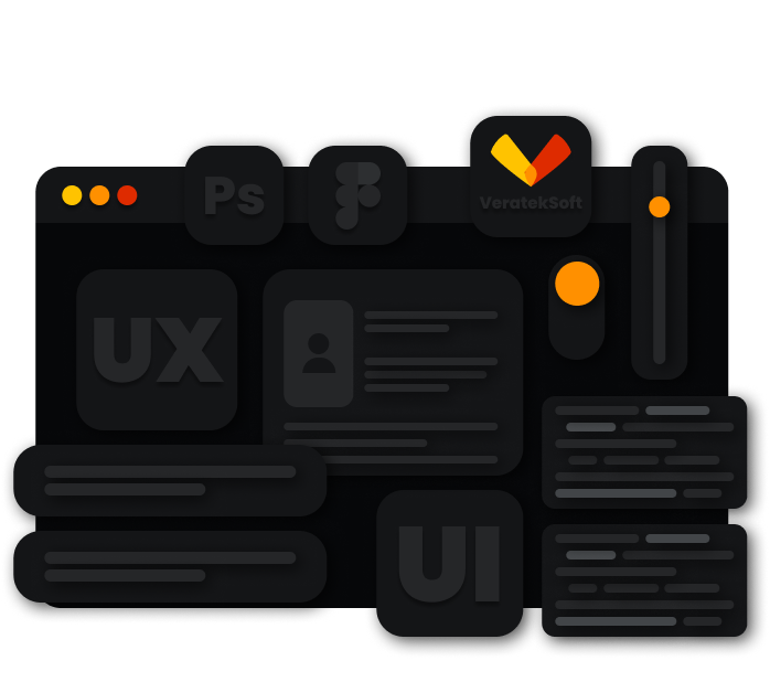 UX/UI Design Illustration VeratekSoft