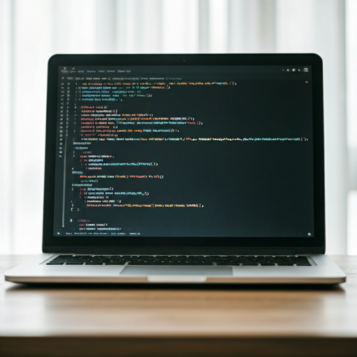 Abstract server rack lights in dark room